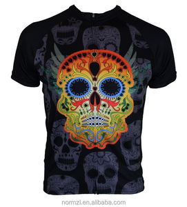 Colorido <span class=keywords><strong>ciclismo</strong></span> jersey diseño sublimado de verano de los niños de la bicicleta poliéster sudadera pantalones cortos de manga - Product Image 3