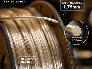 Filamento para Impresora 3D Hello Silk PLA 1.75mm, Moldeable a 220°C, Brillo Lustroso, Colores Personalizados para Bambu Lab - Product Image 2