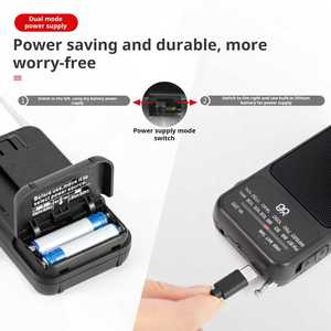 Radio AM FM portable W-209 Mini, dimensions usine 110×60×27mm, Type-C, 0-500mAh, lampe torche double mode, appareil audio de poche pour extérieur et maison - Product Image 4