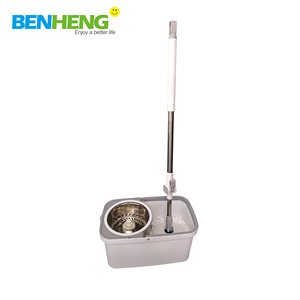 BENHENG, nueva fregona mágica giratoria con varilla <span class=keywords><strong>de</strong></span> acero inoxidable desmontable con fregona <span class=keywords><strong>de</strong></span> cubo <span class=keywords><strong>de</strong></span> fibra ultrafina, artículos <span class=keywords><strong>de</strong></span> <span class=keywords><strong>limpieza</strong></span> <span class=keywords><strong>para</strong></span> el hogar - Product Image 6