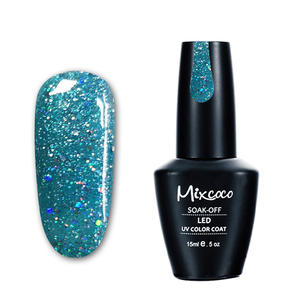 Yeni varış Mixcoco oje Uv jel tüm renkler Glitter pırıltılı renkler Oem marka Vernis yarı kalıcı jel lehçe - Product Image 4