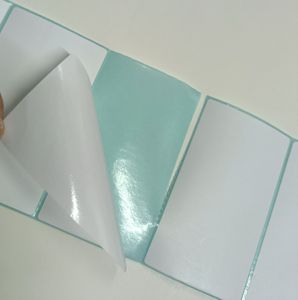 Autocollants en papier thermique à trois épreuves 100*60MM adhésif thermofusible résistant à l'huile d'eau <span class=keywords><strong>pour</strong></span> la logistique liquide gouttes <span class=keywords><strong>pour</strong></span> <span class=keywords><strong>les</strong></span> <span class=keywords><strong>yeux</strong></span> masques chirurgicaux - Product Image 5