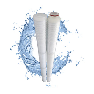 Cartucho de filtro plisado de poliéster PE de fábrica china para tanque de acuicultura - Product Image 1