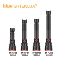 Lampe torche LED rechargeable 10000 lumens avec USB-C et batterie externe, IP66, lampe torche de survie d'urgence pour le camping