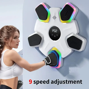 Máquina de Boxeo Musical Montada en la Pared con Luz LED, Almohadilla de Golpeo para Boxeo, Equipo de Entrenamiento para Gimnasio en Casa - Product Image 6