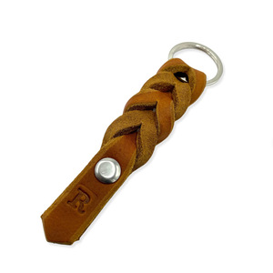 Retro PU leather keychain, personalized woven <b>key</b> <b>ring</b>, <b>bag</b> charm, cross-border creative car keychain - Product Image 4