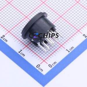 HYC02-MDC804-129B Circular DIN Connector Through hole Component (THT) Connector 8P Female Through Hole 2A - Product Image 2