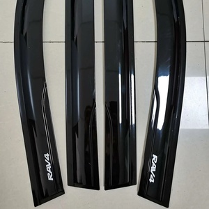 KQD Vente en gros Déflecteur de vent pour vitres de voiture, garniture décorative en PC, pare-soleil pour Toyota RAV4 2016-2018 - Product Image 6