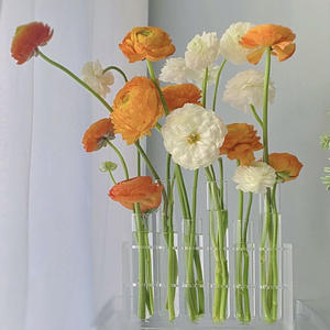 Vente en gros, nouveaux vases modernes, livraison directe, <span class=keywords><strong>vase</strong></span> à <span class=keywords><strong>tube</strong></span> acrylique, <span class=keywords><strong>vase</strong></span> à fleurs transparent - Product Image 2