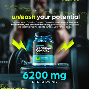 Gomitas <span class=keywords><strong>de</strong></span> Creatina Monohidrato Sin Azúcar, Fórmula <span class=keywords><strong>de</strong></span> Alta Potencia para Hombres y Mujeres, Como Suplemento Energético Deportivo - Product Image 4