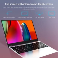 Nouvel ordinateur portable pas cher de 15,6 pouces, processeur quadricœur R7 2700U, boîtier en métal, 8 Go de RAM, 256 Go de SSD, lecteur d'empreintes digitales, ordinateur portable AMD Ryzen 7