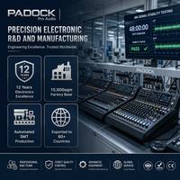 Console de mixage en direct professionnelle PADOCK 12 canaux - 99 effets numériques DSP - Nouveauté - Concerts et événements - MT-8X - Fabriqué à Guangzhou