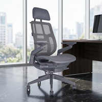 Chaise de bureau ergonomique Eagleseating OEM, best-seller, avec massage, support lombaire, dossier en maille, pivotante, pour la maison