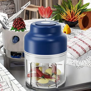 Licuadora Portátil Eléctrica USB, Mini Picadora de Ajo Automática, Peladora, Trituradora, con Botón de Encendido - Product Image 2