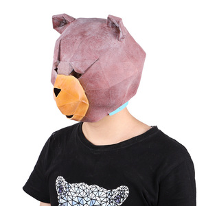 Máscara de Látex de Cara Completa de Animal Simulado (<span class=keywords><strong>Husky</strong></span>/Panda) para Fiestas de Halloween y Navidad, Material Ecológico - Product Image 6
