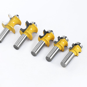 Roundover Cut Router Bits 1/2 In Shank Carbide Tipped For <b>Woodworking</b> Machine <b>Tools</b> Timber Milling Cutter - Product Image 1