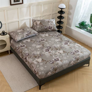 Commercio all'ingrosso 1800 filo di lusso egiziano microfibra lenzuolo stampato floreale Super morbido profondo tasca 4 pezzi Home Hotel - Product Image 6