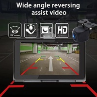 Moniteur TV portable intelligent 7 pouces 2K avec écran tactile 2.5D IPS, caméra, garantie 1 an, Android Auto, CarPlay, Mirror Link