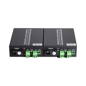 Convertidor de Fibra Óptica de <span class=keywords><strong>2</strong></span>, 4, 8, 16 Canales con Cierre de Contacto Seco, SC Monomodo, Transceptor de Fibra Óptica de 20 km - Product Image 2