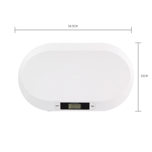 Báscula Digital para Bebés de ABS, Nuevo Material, Buen Precio, Báscula Electrónica para Pesar Bebés, Capacidad de 20 kg, Color Blanco, 606 ABS - Product Image 1