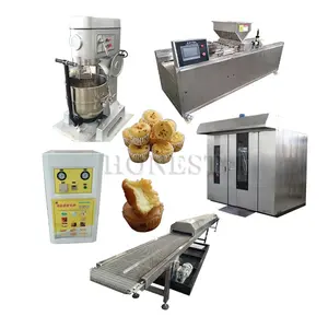 Hoge Efficiëntie Brood En Cakes Maken Machine / Cake Maker Elektrische Machine / Cup Cake Making Machine