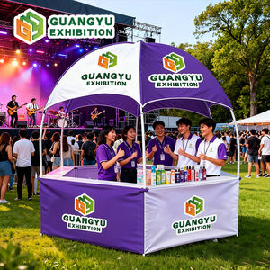 Carpa Hexagonal Promocional de 10x10 Pies con Impresión de Logotipo Personalizado para Ferias Comerciales, Kiosco, Mostrador, Bar de Comida y Bebidas - Product Image 2