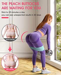 Bandas <span class=keywords><strong>de</strong></span> Resistencia para Glúteos <span class=keywords><strong>de</strong></span> Alta Calidad, Bandas Elásticas Antideslizantes para Ejercicios <span class=keywords><strong>de</strong></span> Gimnasio, Juego <span class=keywords><strong>de</strong></span> Bandas <span class=keywords><strong>de</strong></span> Resistencia Anchas - Product Image 5