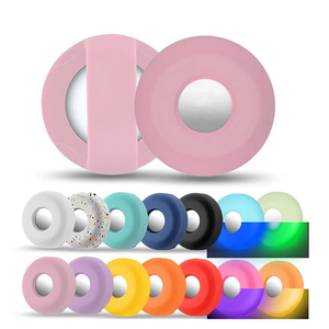 Étui en silicone écologique style dessin animé pour localisateur anti-perte compatible avec le réseau Apple Find My, housse étanche pour colliers de chat et de chien - Product Image 2