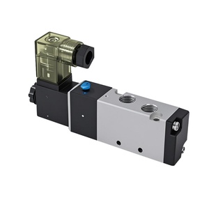 Válvulas Solenoides de Alta Calidad Serie 4V100, Piezas Neumáticas, Configuraciones de 5 Puertos, 2 y 3 Posiciones, Accesorios - Product Image 3