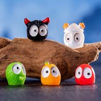 Figurines miniatures en résine phosphorescentes pour Halloween, vente en gros d'usine, accessoires de décoration artisanale DIY pour micro-paysages