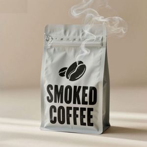 Custom <b>Square</b> Bottom Plastic Coffee Pouch <b>Bags</b> with Gravure Printing Moisture Proof 250g/500g/1kg Zipper Top for Coffee <b>Beans</b> - Product Image 1