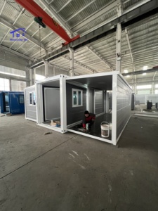 20ft 40ft Acier Portable Maison Conteneur Préfabriquée Insonorisée Extensible Villa 2 Chambres Salle De Bains pour Écoles Appartements - Product Image 2