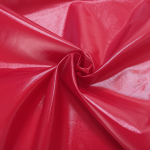 <span class=keywords><strong>Tissu</strong></span> de veste en <span class=keywords><strong>duvet</strong></span> 40D brillant PU de haute qualité super imperméable en cuir verni <span class=keywords><strong>anti</strong></span>-flanelle - Product Image 2