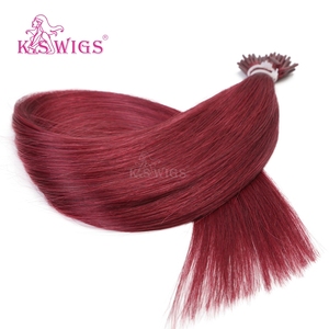 Wholesale 100% Chinese Remy Hair I-TIP Cuticle Aligned Virgin Double Drawn Soft No Shedding Highlight Color Nature Straight Hair - Product Image 6