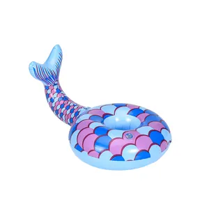 Bán sỉ tắm đồ chơi uống-Bán Buôn Nổi Coaster Cho Hồ Bơi Đảng Inflatable Kids Bath Đồ Chơi Nổi Có Thể Chủ Inflatable Mermaid Đuôi Uống Cup Chủ