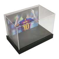 Cadre photo en acrylique Boîte de présentation pour chaussures de football signée Vitrine Choix des bases Personnalisation des produits en acrylique