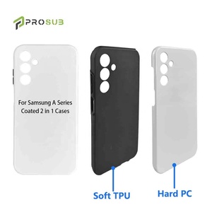 <span class=keywords><strong>Coque</strong></span> vierge <span class=keywords><strong>de</strong></span> sublimation Prosub pour <span class=keywords><strong>Samsung</strong></span> <span class=keywords><strong>Galaxy</strong></span> A15, 2-en-1 TPU PC, impression personnalisée DIY, antichoc, vente en gros usine - Product Image 1