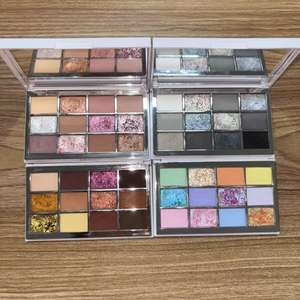 थोक 12 रंग कॉस्मेटिक आंखों की छाया एल्यूमीनियम प्लेट मक्विएगाम प्रॉसिसीगल खाली लक्जरी दृष्टि पैलेट प्लास्टिक - Product Image 3