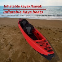 Kayak gonflable pour deux personnes, bateau de pêche avec filtre à charbon actif, matériau PVC résistant à l'usure et pliable