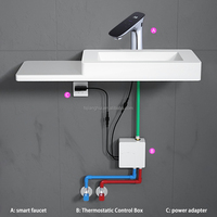 STEPON Fabricant Usine OEM ODM Robinet de lavabo de salle de bain, robinets LED et robinets intelligents, robinet de salle de bain intelligent