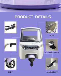 รถ<span class=keywords><strong>สามล้อ</strong></span><span class=keywords><strong>ไฟฟ้า</strong></span>แบบเปิดประทุน KEYU แรงดัน<span class=keywords><strong>ไฟฟ้า</strong></span> 60V สำหรับผู้ใหญ่ - Product Image 5