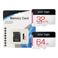 Carte SD TF UHS-I haute vitesse Full HD 4K V30 C10 U3 A1 pour caméras et téléphones/tablettes 4K 32 Go-256 Go Plastique noir