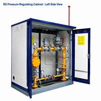 Boîtier de régulation de pression de gaz GPL/propane/gaz naturel série RX, construction métallique, garantie 1 an