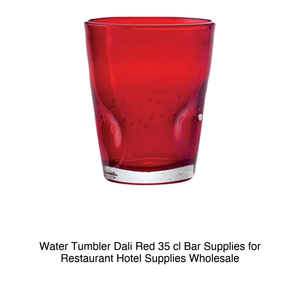 Vaso de Agua Rojo Dali' 35 cl, Altura 10.5 cm, Diámetro 9 cm, M1934 - Product Image 2
