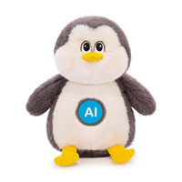 Giocattolo di peluche intelligente con IA, Blueban Penguin Baby, compagno di gioco in peluche con IA, robot interattivo, compagno di gioco per bambini