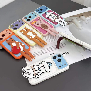 Custodia per iPhone 17 16 15 <span class=keywords><strong>Pro</strong></span> Max antiurto di lusso con stampa leopardata, elegante design animale naturale, paraurti antiurto - Product Image 3