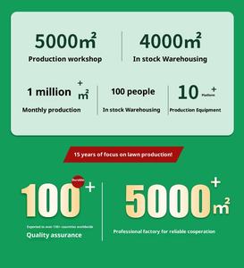 Gazon artificiel réaliste de haute qualité personnalisable, gazon synthétique pour la décoration de jardin et de paysage, meilleur <span class=keywords><strong>prix</strong></span> - Product Image 6