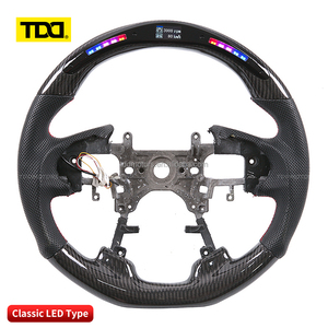 Volante Deportivo de Fibra de Carbono con LED TDD para Honda Accord 2008 2009 2010 2011 2012, Volante Deportivo Personalizado Original - Product Image 3