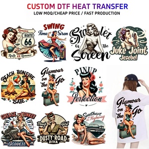 Nhà Máy Tùy Chỉnh Chất Lượng Cao Dtf Chuyển Plastisol Màn Hình In Nhiệt Báo Chí Sẵn Sàng Để Báo Chí Dán Cho T-Shirt Thiết Kế - Product Image 3