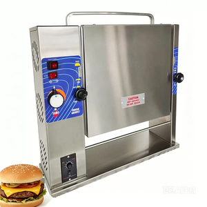 Asador de panes eléctrico vertical de contacto, de acero inoxidable, para hamburgueserías. - Product Image 2
